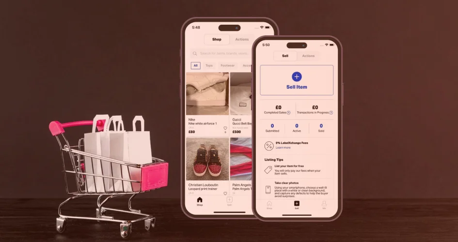 Visual instructions for setting up a shopping cart on Instagram to enhance your eCommerce Mobile Site experience.